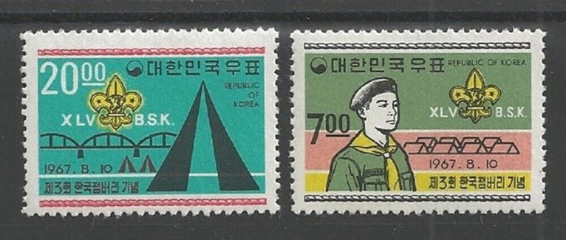 1967 Korea Boy Scouts 3rd Jamboree