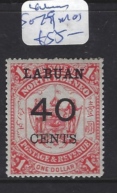 LABUAN  (P2407B)  40C/$1.00 ARMS, LION  SG 79   MOG