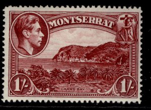 MONTSERRAT GVI SG108a, 1s lake, M MINT.