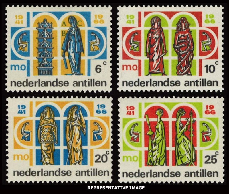 Netherlands Antilles Scott 304-307 Mint never hinged.