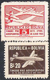 Bolivia #RA25-RA26 NH