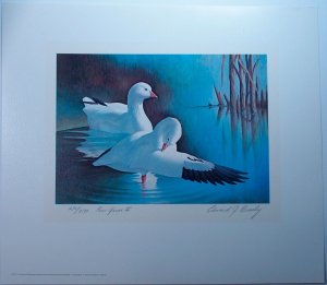 USA #RW37 Hunting Permit Stamp Artist Signed Artwork 1970 Ducks Birds