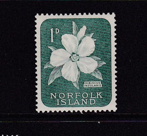 Norfolk Island 1960 Definitives 1d HM