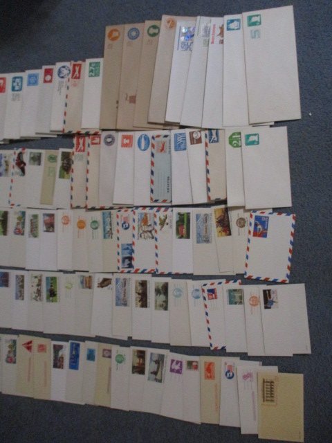 US POSTAL STATIONARY COLLECTION, MINT, ENTIRES, 100 ITEMS