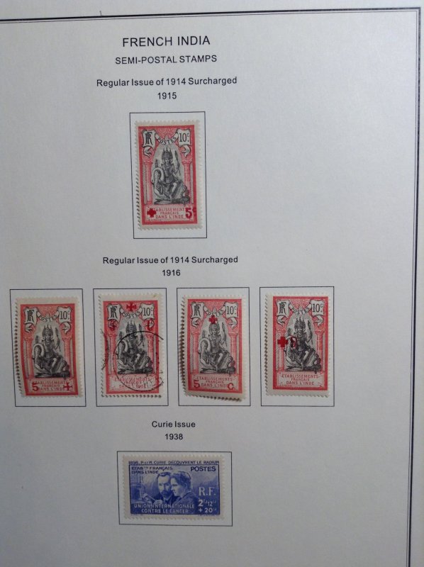 French India Lot #3   B1-B11/B13B-B15/C1-C18/CB1-CB3/J1-J12/J14-J28  MH  MH