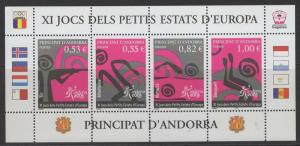 ANDORRA SGMSF653 2005 SMALL STATES OF EUROPE GAMES MNH