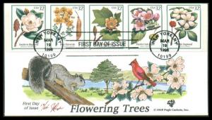 #3193-97 Flowering Trees Pugh FDC