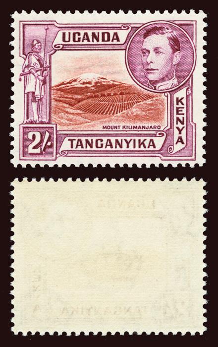 KENYA, UGANDA and TANGANYIKA Scott #81 (SG 146b) 1944 KGVI mint NH