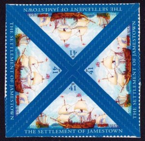 United States Scott 4136 Blcok 4 Jamestown MNH