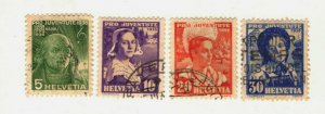 Switzerland - Sc# B81 - B84 Used  /  Lot 1019016