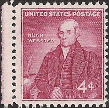 # 1121 MINT NEVER HINGED NOAH WEBSTER