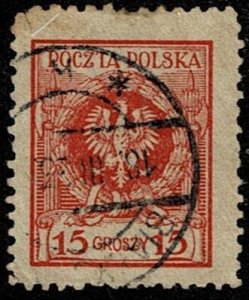 1924 Poland Scott Catalog Number 220 Used