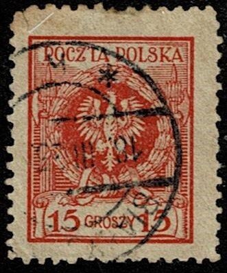 1924 Poland Scott Catalog Number 220 Used