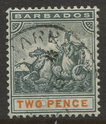 STAMP STATION PERTH Barbados #73 Definitive Issue FU Wmk 2 -1892-1903