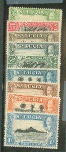 St. Lucia #95-103 Unused