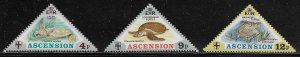 Ascension Scott #'s 170 - 172 MNH