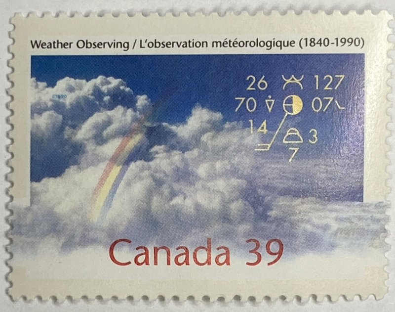 CANADA 1990 #1287 Weather Observing - MNH