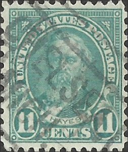 # 692 Used Light Blue Rutherford B. Hayes