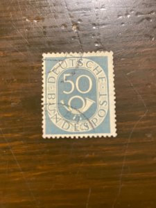 Germany SC 681 Used 50pf Numeral & Post Horn (1) - VF/XF