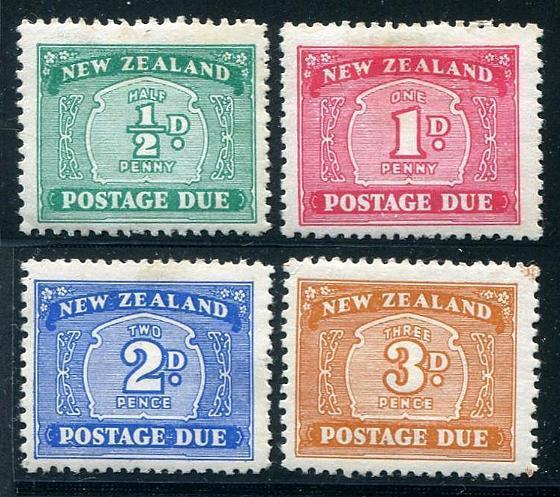 HERRICKSTAMP NEW ZEALAND Sc.# J22-25 Mint Hinged Scott $ $40.00