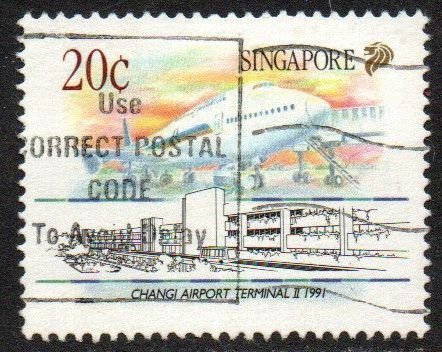 Singapore Sc #598 Used