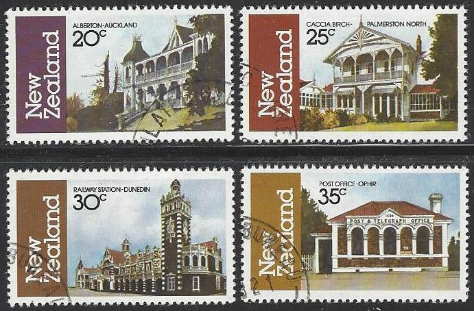 New Zealand #744-747 Used Full Set of 4