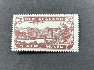 NEW ZEALAND # C1a--MINT/HINGED--CHOCOLATE---AIR-MAIL---1931