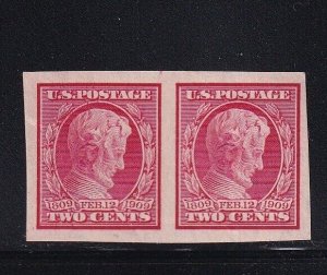 368 Pair VF-XF original gum never hinged with nice color cv $ 65 ! see pic !