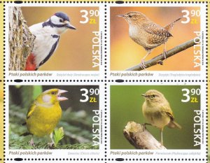 Poland, Fauna,  Birds of Polish Parks MNH / 2024