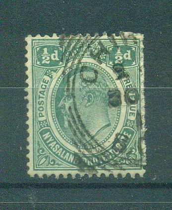 Nyasaland Protectorate sc# 2 used cat val $2.25