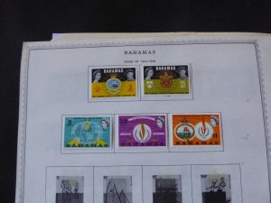 Bahamas 1884-1991 Stamp Collection on Album Pages