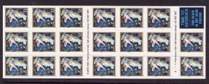 USA-Sc#3012a- id8-unused NH booklet-Christmas-Midnight Angel-1995-