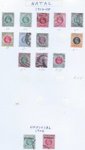 NATAL 1902-1909 SCV $37.25 STARTS AT 20% OF CAT VALUE