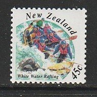 1994 New Zealand - Sc 1197 - MNH VF - singles - White water rafting