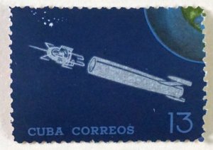 Cuba Sc# 880  SATELLITES & ROCKETS 13c    1964  MNH