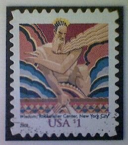 United States, Scott #3766a, used(o), 2008, Wisdom, $1.00, multicolored