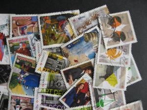 Canada 63 different U 2011 stampsFace same=reg/ex-SS/diff perfs.Mixed condition 