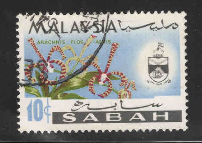 Malaysa Sabah  Scott 21 Used