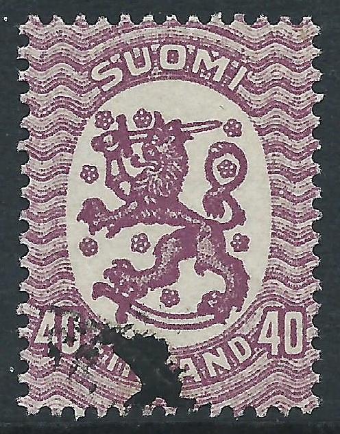 Finland, Sc #94, 40p Used