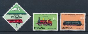 [113341] Spain 1982 Railway trains Eisenbahn  MNH