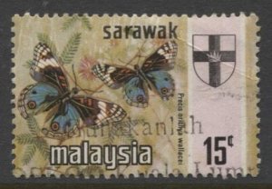 STAMP STATION PERTH Sarawak #240 Butterflies FU 1971