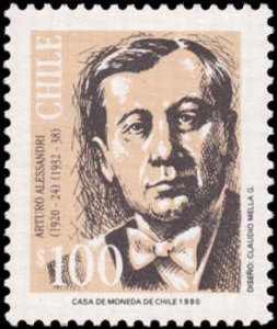 Chile #912-921, Complete Set(10), 1990, Never Hinged