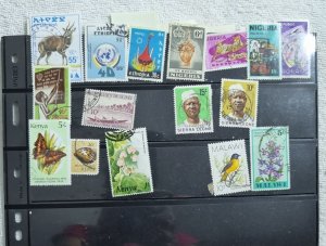 Mix African countries Stamps - 100 Stamps all different