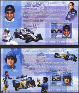 Congo 2006 Formula -1 Pilots sheet+ 4 S/S MNH 2 scans