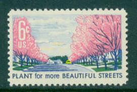 1368 6c Crabapple Trees Fine MNH
