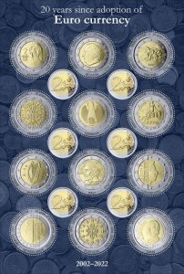 SIERRA LEONE - 2022 - Euro Coins - Perf 12v Sheet - Mint Never Hinged