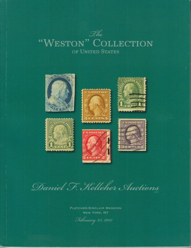 The Weston Collection of US Stamps & Airmail Plate Blocks. 2013 Kelleher Sale