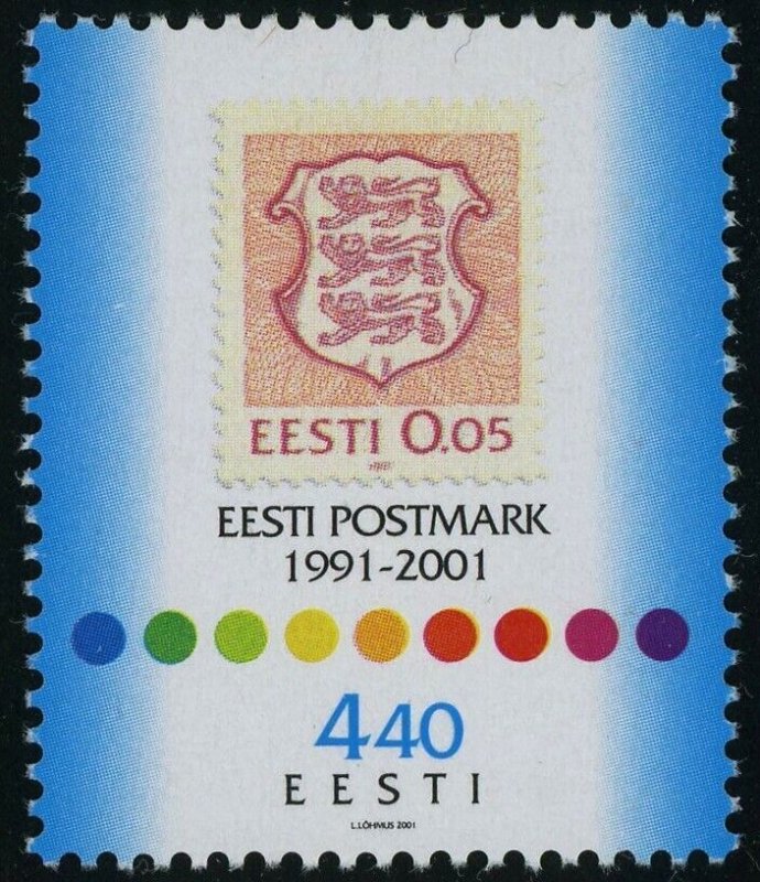 Estonia #422 Resumption of Issuing Stamps 4.40K Postage 2001 Eesti MLH