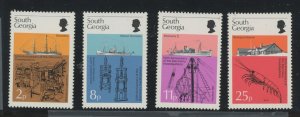 South Georgia #44-47 Mint (NH) Single (Complete Set)