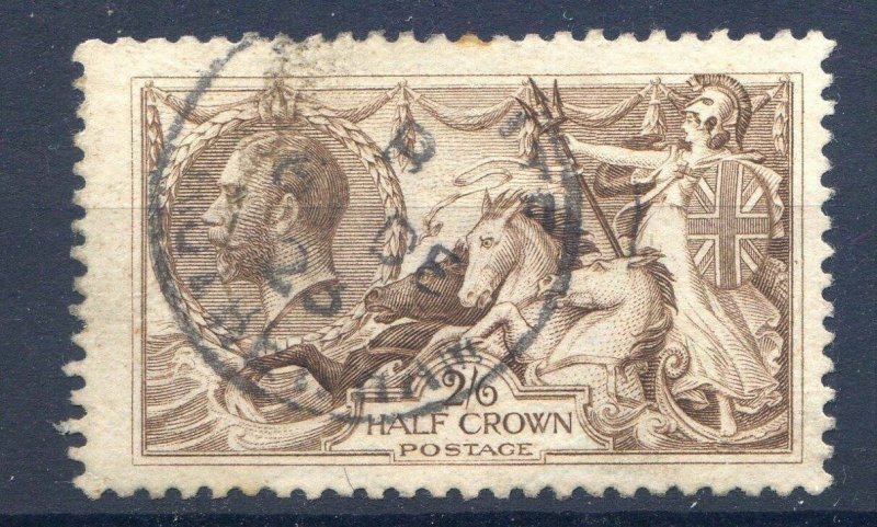 KGV 2/6 Olive Brown SG413a Fine Used Partial CDS